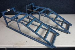 2no. Sealey CAR2500 2.5 Tonne Capacity Car Ramps