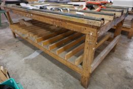 Timber Joiners Bench as Illustrated 2450 x 1240 x 900mm, Contents Not Included