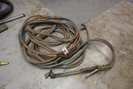 Oxy Acetylene Hose and Torch Head as Illustrated