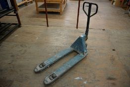 Manual Pallet Truck as Lotted Note: This Lot is on the First Floor