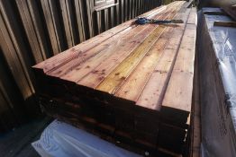 Pack of 98no. Lengths of 140 x 38mm C16 PSE Timber, 4800mm Long. Lot Located at The Auction Centre