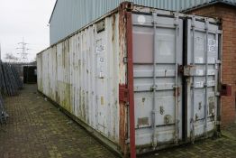 40ft Watertight Shipping Container Complete with Added Security Bar