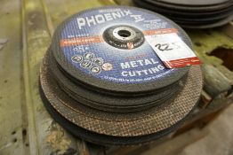 Quantity of Various Metal Cutting Abrasive Discs as Lotted