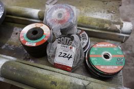 Quantity of Various Abrasive Cutting Discs as Illustrated