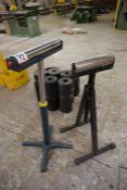 2no. Freestanding Rollers, 300mm & 400mm