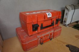 2no. Hilti Carry Cases