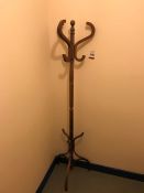 Timber Hat & Coat Stand as Lotted