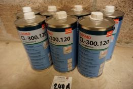 7no. Weiss CL-300.120 PVC Cleaners, Note these are past their expiry dates