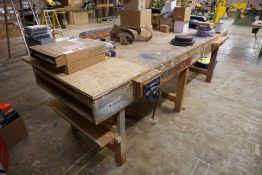 Carpenters Bench with 11" Vice Attached