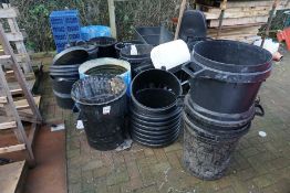 Quantity of Various Bins and Tubs as Lotted