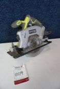 Ryobi RWSL1801 Cordless Circular Saw, Battery Not Present