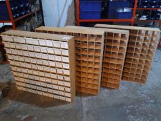 4no. Timber Storage Units as Illustrated, Collection Strictly Tuesday 3 March 8:30 - 5:30