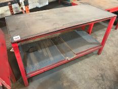 Metal Framed 2-tier Steel Fabricated Welded Bench, 1520 x 620 x 840mm, Collection Strictly Tuesday 3