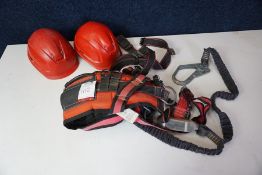 G-Force Safety Harness and 2no. Hard Hats as Lotted, Lot Requires Testing Before Use