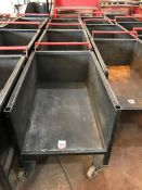 3no. Steel Fabricated Mobile Workshop Trolleys, 730 x 1100 x 400mm, Collection Strictly Tuesday 3