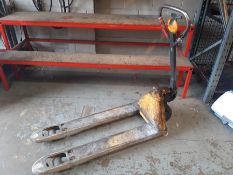 Jungheinrich Pallet Truck as Lotted, Collection Strictly Tuesday 3 March 8:30 - 5:30