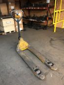 Pallet Truck as Lotted, Collection Strictly Tuesday 3 March 8:30 - 5:30