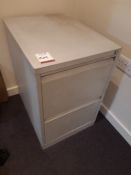 Metal 2-Drawer Filing Cabinet, Collection Strictly Tuesday 3 March 8:30 - 5:30