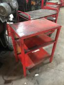 3-tier Steel Fabricated Welded Bench, 740 x 760 x 930mm, Collection Strictly Tuesday 3 March 8: