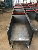 4no. Steel Fabricated Mobile Workshop Trolleys, 1070 x 690 x 400mm, Collection Strictly Tuesday 3