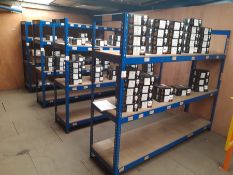 4no. Bays of Rapid Racking Rapid 1 Shelving, Each Unit 2440 x 2000 x 620mm, Collection Strictly