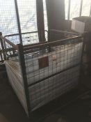 Steel Framed Caged Stillage as Illustrated, Collection Strictly Tuesday 3 March 8:30 - 5:30