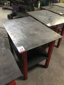 Steel Fabricated Welded Bench, 850 x 580 x 720mm, Collection Strictly Tuesday 3 March 8:30 - 5:30