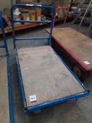 Mobile Flatbed Trolley, Bed Size 1180 x 690mm, Collection Strictly Tuesday 3 March 8:30 - 5:30