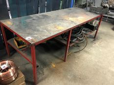 2 Tier Steel Framed Workbench Complete with Vice