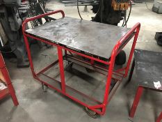 Steel Fabricated Welded Trolley, 1080 x 720 x 980mm, Collection Strictly Tuesday 3 March 8:30 - 5:30