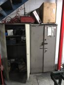 2no. Metal Double Door Cupboards & Contents as Lotted, Collection Strictly Tuesday 3 March 8:30 -