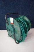 Wind Up Hose Reel with Length of Hose as Lotted