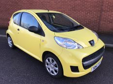 2011 Peugeot 107 Urban Lite 3 Door Car, 998cc Engine, 5 Speed Manual Petrol, Number of Former