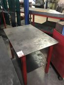 Steel Fabricated Welded Bench, 850 x 580 x 720mm, Collection Strictly Tuesday 3 March 8:30 - 5:30