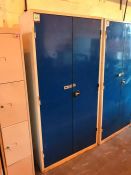 Engineers Metal Blue & Grey Double Door Cupboard, 1010 x 440 x 1980mm, Collection Strictly Tuesday 3