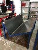 Fabricated Steel Carton Packing Bench, 1500 x 1100mm, Collection Strictly Tuesday 3 March 8:30 - 5: