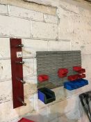 Wall Mounted Wire Dispenser and Tote Bin Storage Rack a Lotted, Collection Strictly Tuesday 3