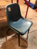 2no. Metal Framed Stacking Chairs, Collection Strictly Tuesday 3 March 8:30 - 5:30