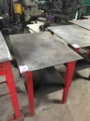 Steel Fabricated Welded Bench, 850 x 580 x 720mm, Collection Strictly Tuesday 3 March 8:30 - 5:30