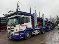 2016 Car Transporter. SCANIA P420 6x2, Odometer Reading 290,269km, Date of First Registration: 02