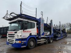 2016 Car Transporter. SCANIA P420 6x2, Odometer Reading 305,496km, Date of First Registration: 01