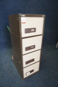 Fasiscan 4 Drawer Filing Cabinet with key