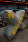 2018 Airquee Inflatable X 'No Entry' Sign