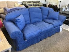 Unused hatsworth 3 Seater Sofa 2300 x 800 x 900mm, with 2no. Cushions RRP: £2300 x 800 x 900mm