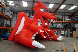 Inflateable Dragon Entrance Tunnel, Approx Dimensions, 6 x 6 x 6(h)m. Please be aware There is NO