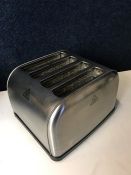 Stainless Steel 4 Slice Toaster