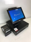 Epos Now PRO-A15 POS Terminal with Receipt Printer & Cash Drawer, Note: Cash Drawer Keys Not