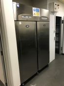 Foster PREMG1350L Stainless Steel Double Door Mobile Fridge, 1430 x 850 x 2100mm. RRP £3,893.00