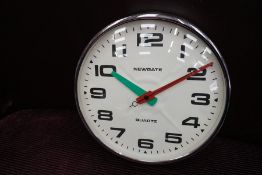 Newgate Quartz Metal Rim Wall Clock 380mm dia