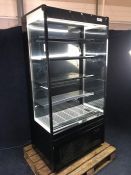 Adexa BLF 1066 5 Tier Open Fronted Display Chiller Unit, 1010mm Wide, 660mm Deep, 2010mm High